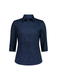 Biz Collection Women’s Fitzroy 3/4 Sleeve Shirt S636W Navy / 6
