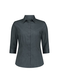 Biz Collection Women’s Fitzroy 3/4 Sleeve Shirt S636W Slate / 6