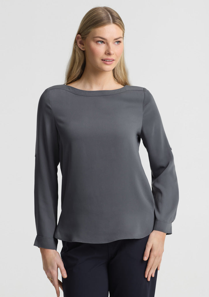 Biz Collection Women’s Madison Boatneck Blouse S828ll  