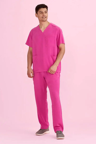 Biz Care Unisex Pink Scrub Pants CSP102UL  Simply Scrubs Australia