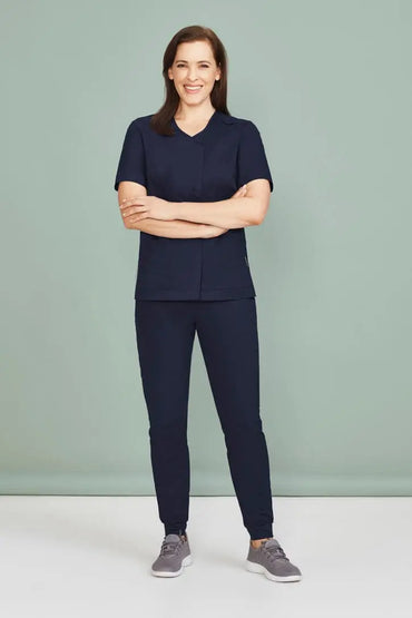 BizCare Women's Beauty Therapist Tunic Scrub Top CST240LS