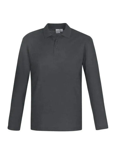 Biz Collection Crew Mens Long Sleeve Polo P400ML