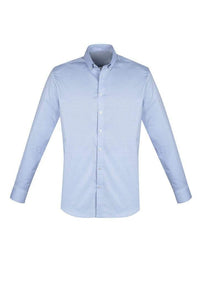 Biz Care Corporate Wear Blue / XS Biz Collection Camden Mens L/S Shirt S016ML