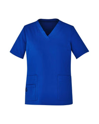 Biz Care Womens Easy Fit V-Neck Medical Scrub Top CST941LS - Simply Scrubs Australia