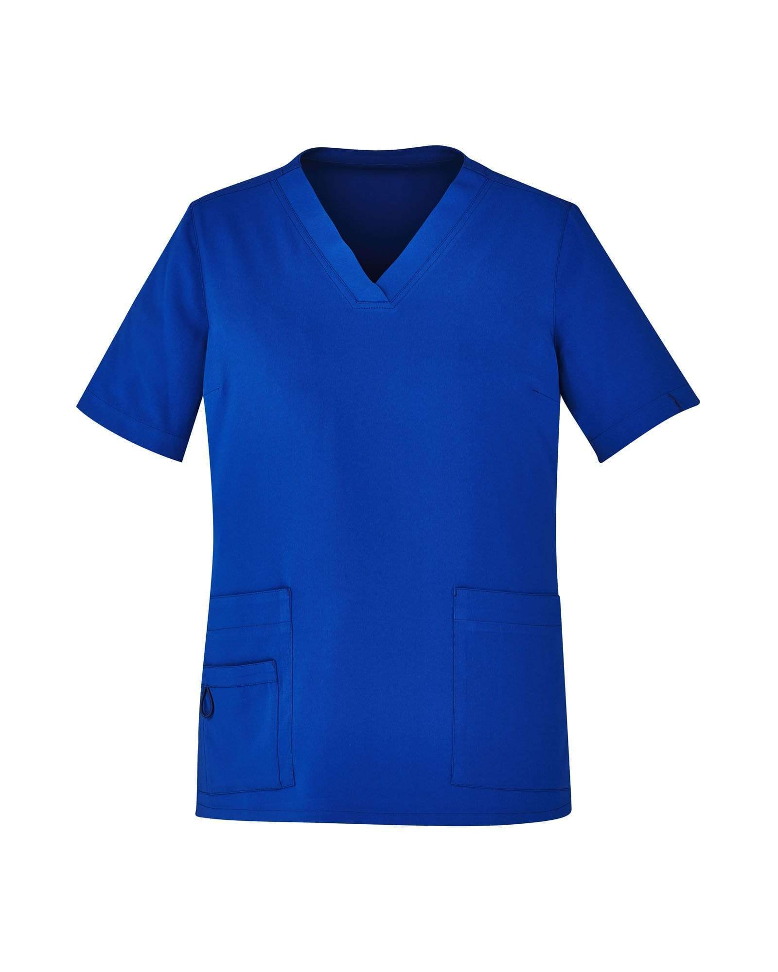 Biz Care Womens Easy Fit V-Neck Medical Scrub Top CST941LS - Simply Scrubs Australia