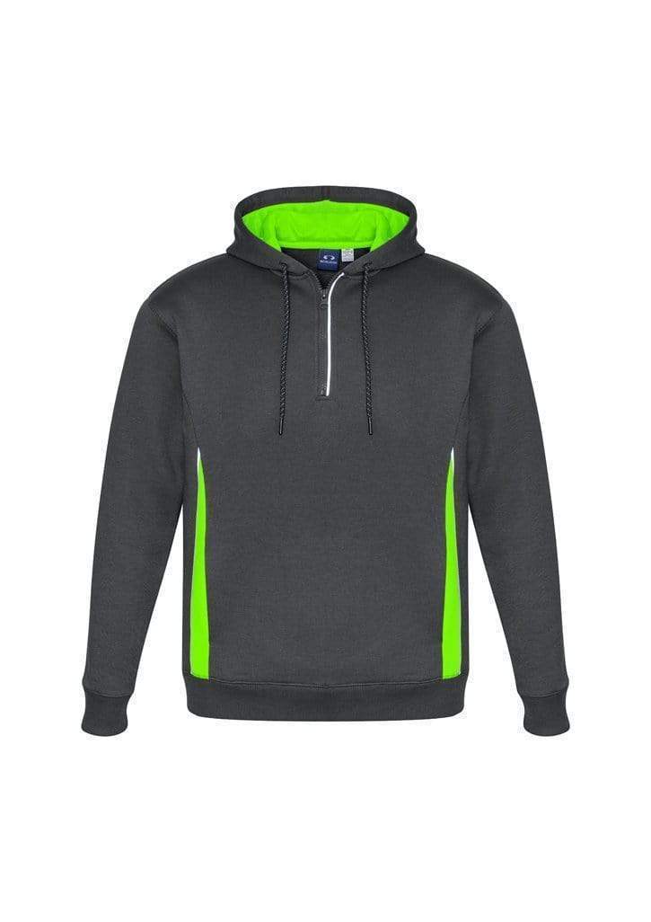 Biz Collection Active Wear Grey/Fluoro Lime/Silver / XS Biz Collection Adult’s Renegade Hoodie SW710M