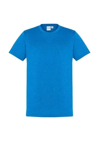 Biz Collection Men’s Aero Tee T800MS in Cyan