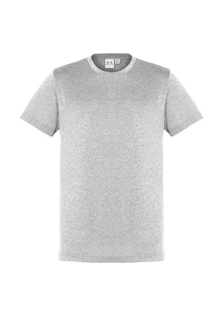 Biz Collection Men’s Aero Tee T800MS in Silver