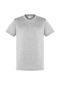 Biz Collection Men’s Aero Tee T800MS in Silver