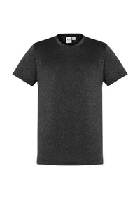 Biz Collection Men’s Aero Tee T800MS in Solid Black