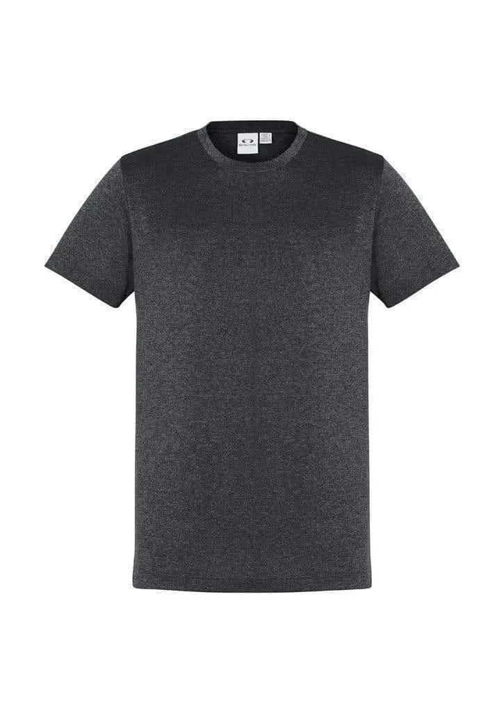 Biz Collection Men’s Aero Tee T800MS in Charcoal