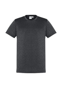 Biz Collection Men’s Aero Tee T800MS in Charcoal