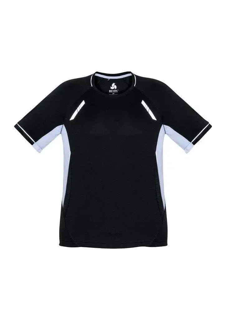 Biz Collection Men’s Renegade Tee T701MS in Black/White/Silver