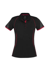 Biz Collection Women's Razor Polo Shirt P405LS