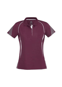 Biz Collection Women's Razor Polo Shirt P405LS