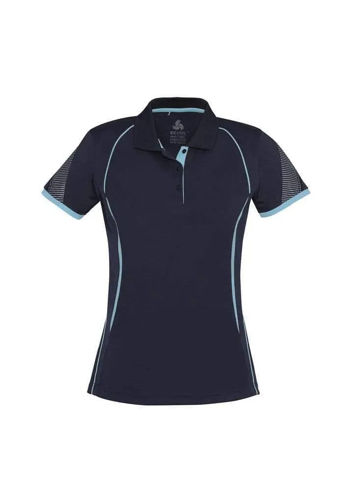 Biz Collection Women's Razor Polo Shirt P405LS