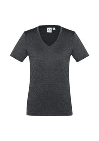 Biz Collection Women’s Aero Tee T800LS in Charcoal