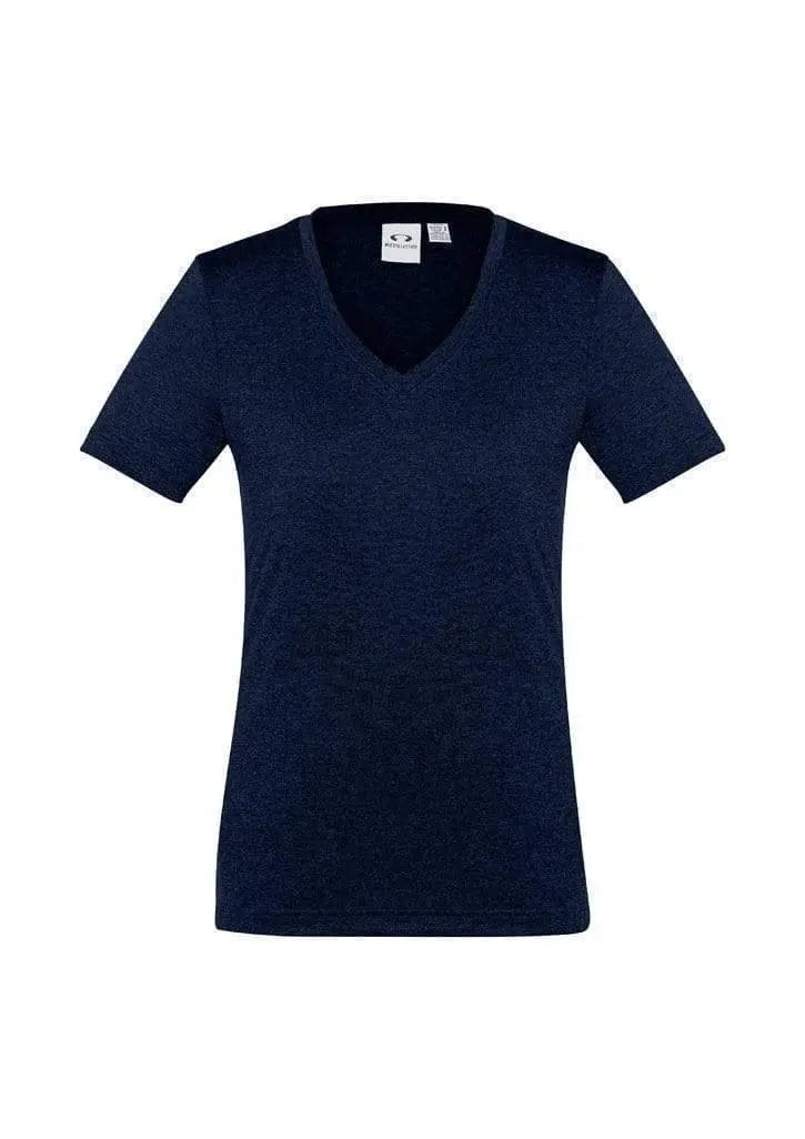 Biz Collection Women’s Aero Tee T800LS in Solid Black