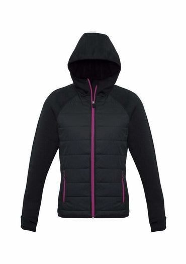 Biz Collection Casual Wear Black/Magenta / XS Biz Collection Women’s Stealth Tech Hoodie J515l