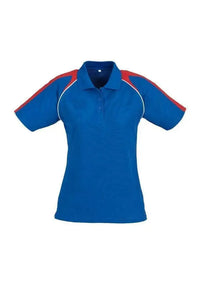 Biz Collection Casual Wear Royal/Red/White / 10 Biz Collection Women’s Triton Polo P225LS