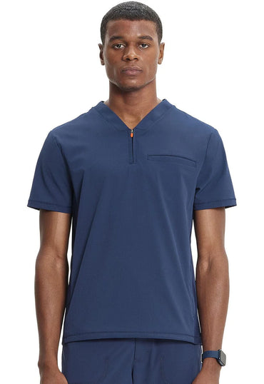 Cherokee Infinity Men's Zip Up Scrub Top IN702A