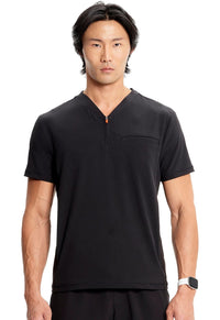 Cherokee Infinity Men's Zip Up Scrub Top IN702A