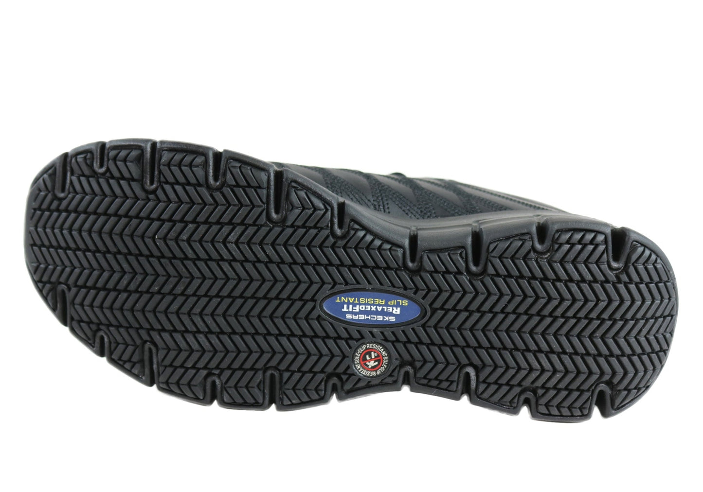 Skechers Women's Leather Relax Fit Sure Track Erath Slip Resistaent Shoe 76576  