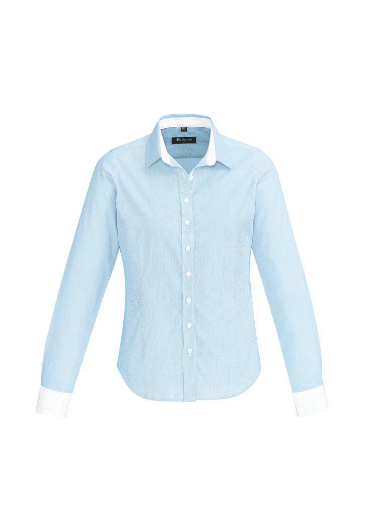 Biz Corporates Fifth Avenue Womens Long Sleeve Shirt 40110 - Simply Scrubs Australia