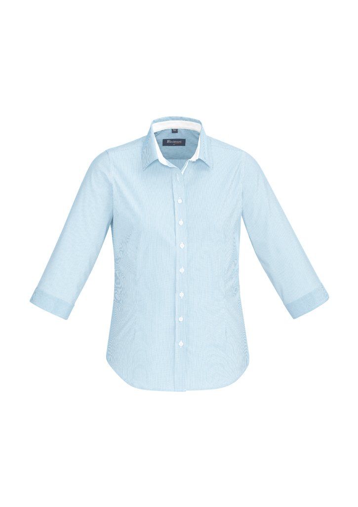 Biz Corporates Fifth Avenue Womens 3/4 Sleeve Shirt 40111 - Simply Scrubs Australia