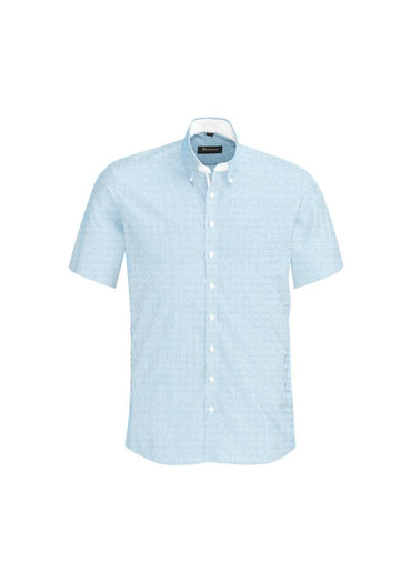 Biz Corporates Fifth Avenue Mens Short Sleeve Shirt 40122 - Simply Scrubs Australia
