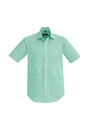 Biz Corporates Hudson Mens Short Sleeve Shirt 40322 - Simply Scrubs Australia