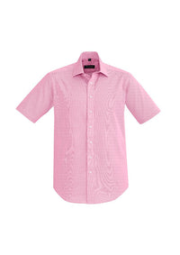 Biz Corporates Hudson Mens Short Sleeve Shirt 40322 - Simply Scrubs Australia