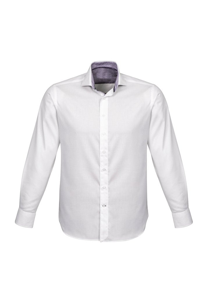 Biz Corporates Herne Bay Mens Long Sleeve Shirt 41810 - Simply Scrubs Australia