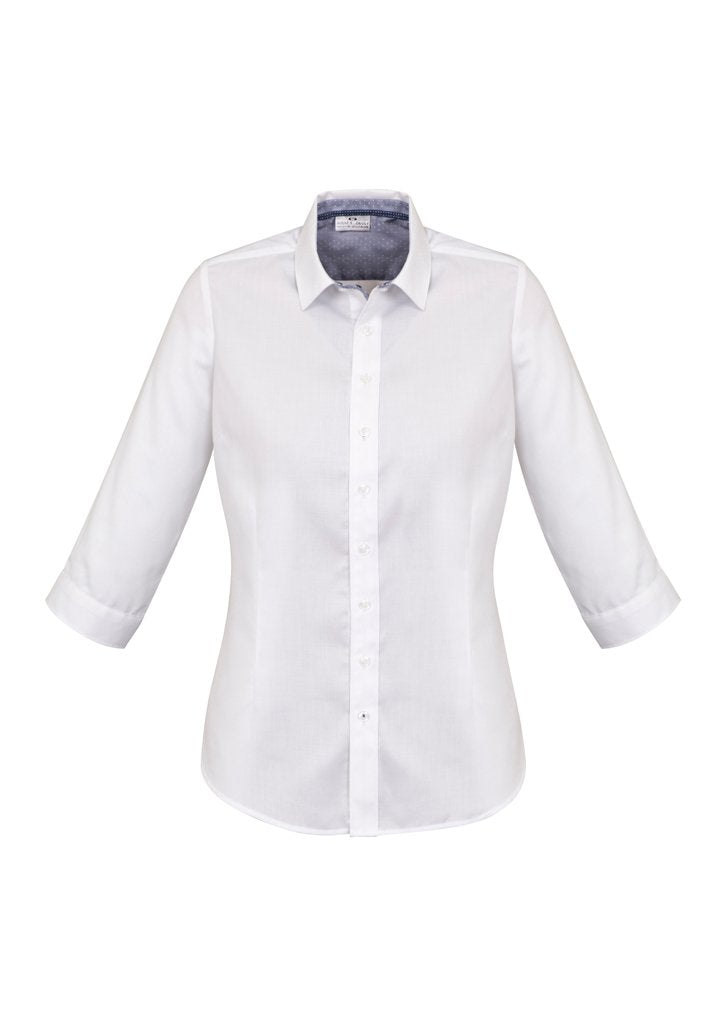 Biz Corporates Herne Bay Womens 3/4 Sleeve Shirt 41821 - Simply Scrubs Australia