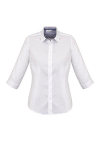 Biz Corporates Herne Bay Womens 3/4 Sleeve Shirt 41821 - Simply Scrubs Australia