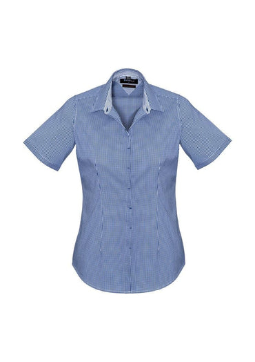 Biz Corporates Newport Womens Short Sleeve Shirt 42512 - Simply Scrubs Australia