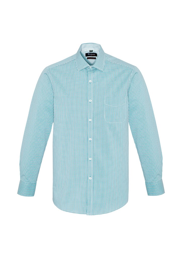 Biz Corporates Newport Mens Long Sleeve Shirt 42520 - Simply Scrubs Australia