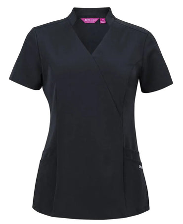 Jb's Women's Mandarin Collar Scrub Top 4SMT1