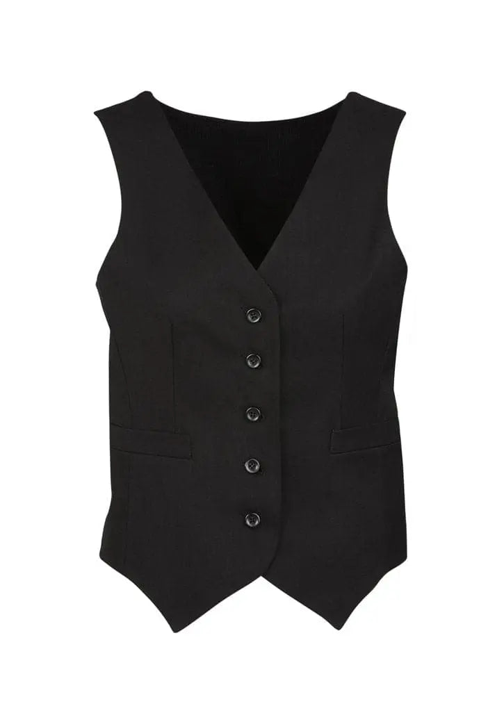 Biz Corporates Womens Peaked Vest with Knitted Back 50111 - Simply Scrubs Australia