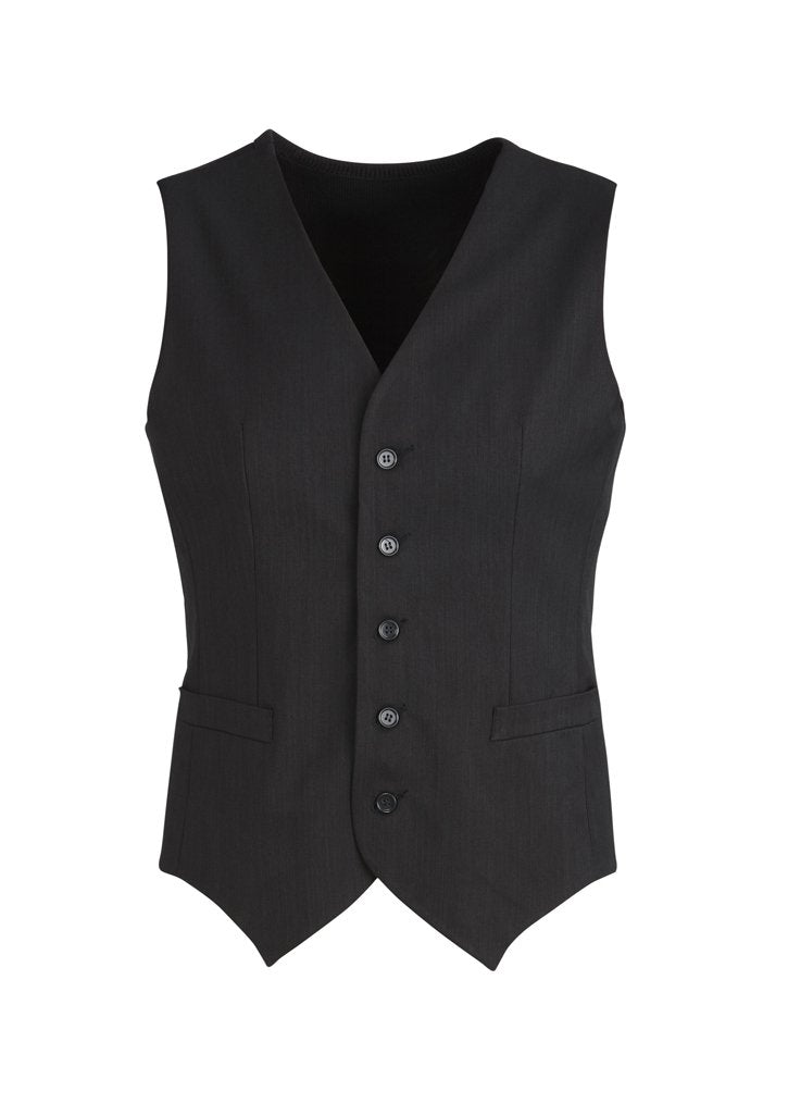 Biz Corporates Mens Peaked Vest with Knitted Back 90111 - Simply Scrubs Australia