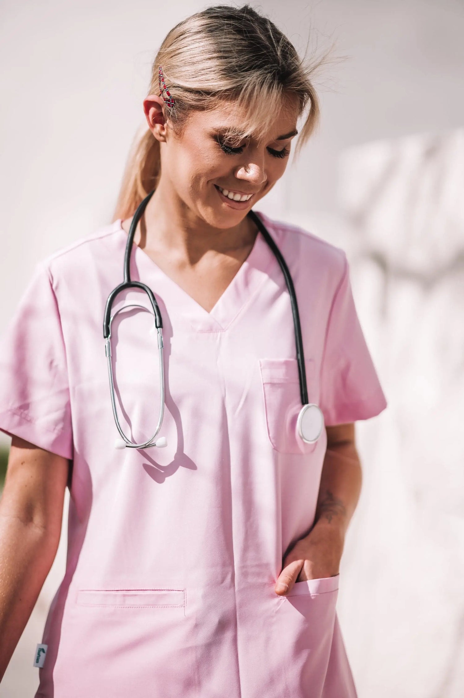 Burgundy Scrub Tops
