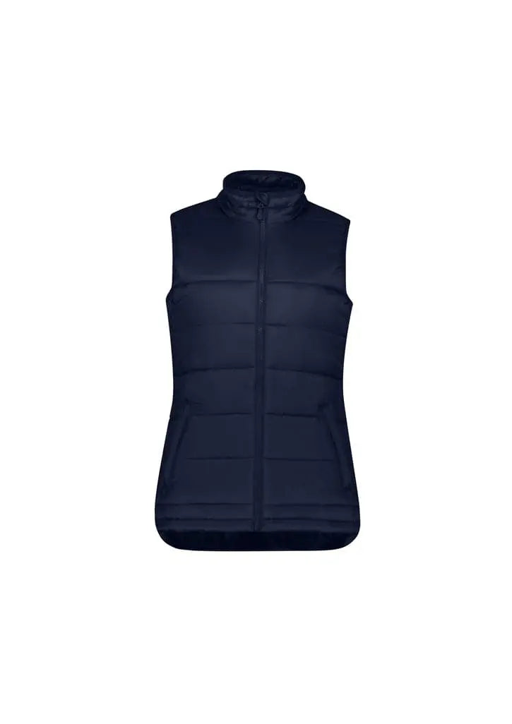 Biz Collection Women’s Alpine Puffer Vest J211L - Simply Scrubs Australia