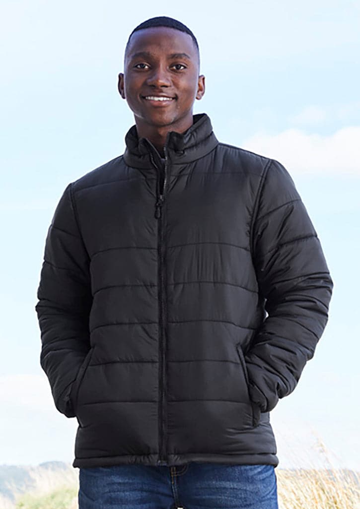 Biz Collection Men’s Alpine Puffer Jacket J212M - Simply Scrubs Australia