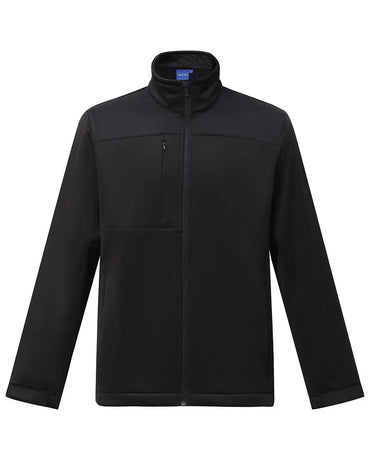 Winning Spirit Men's Sustainable Softshell Corporate Jacket JK63 in Black, alternate view