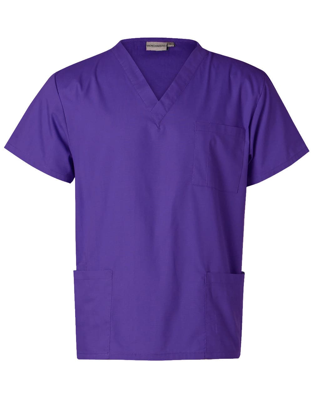 Unisex Hospital Scrubs Short Sleeve Tunic Top M7630 - Simply Scrubs Australia