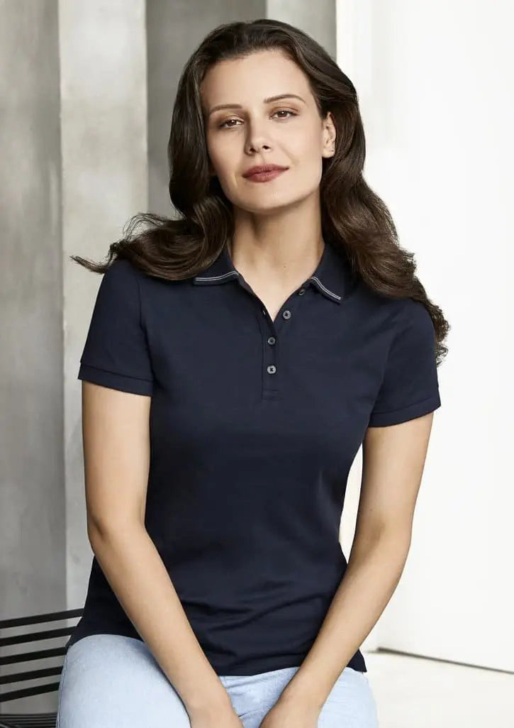 Biz Collection Aston Ladies Polo P106LS - Simply Scrubs Australia