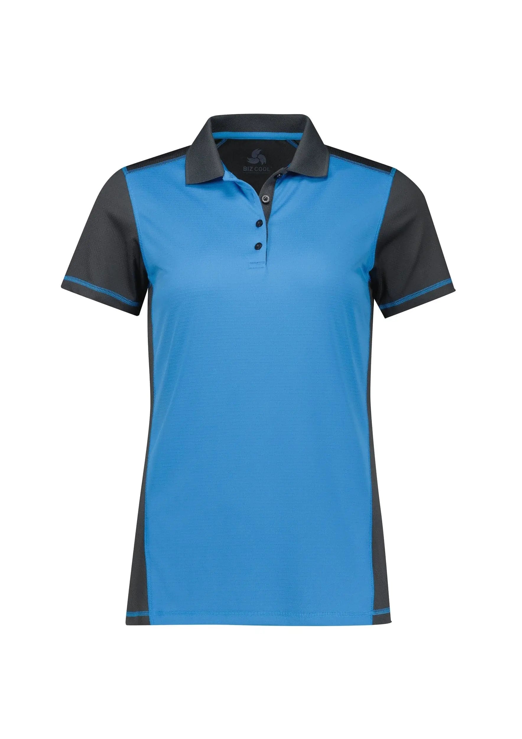 Biz Collection Womens Dart Contrast Polo Shirt P419LS  Simply Scrubs Australia
