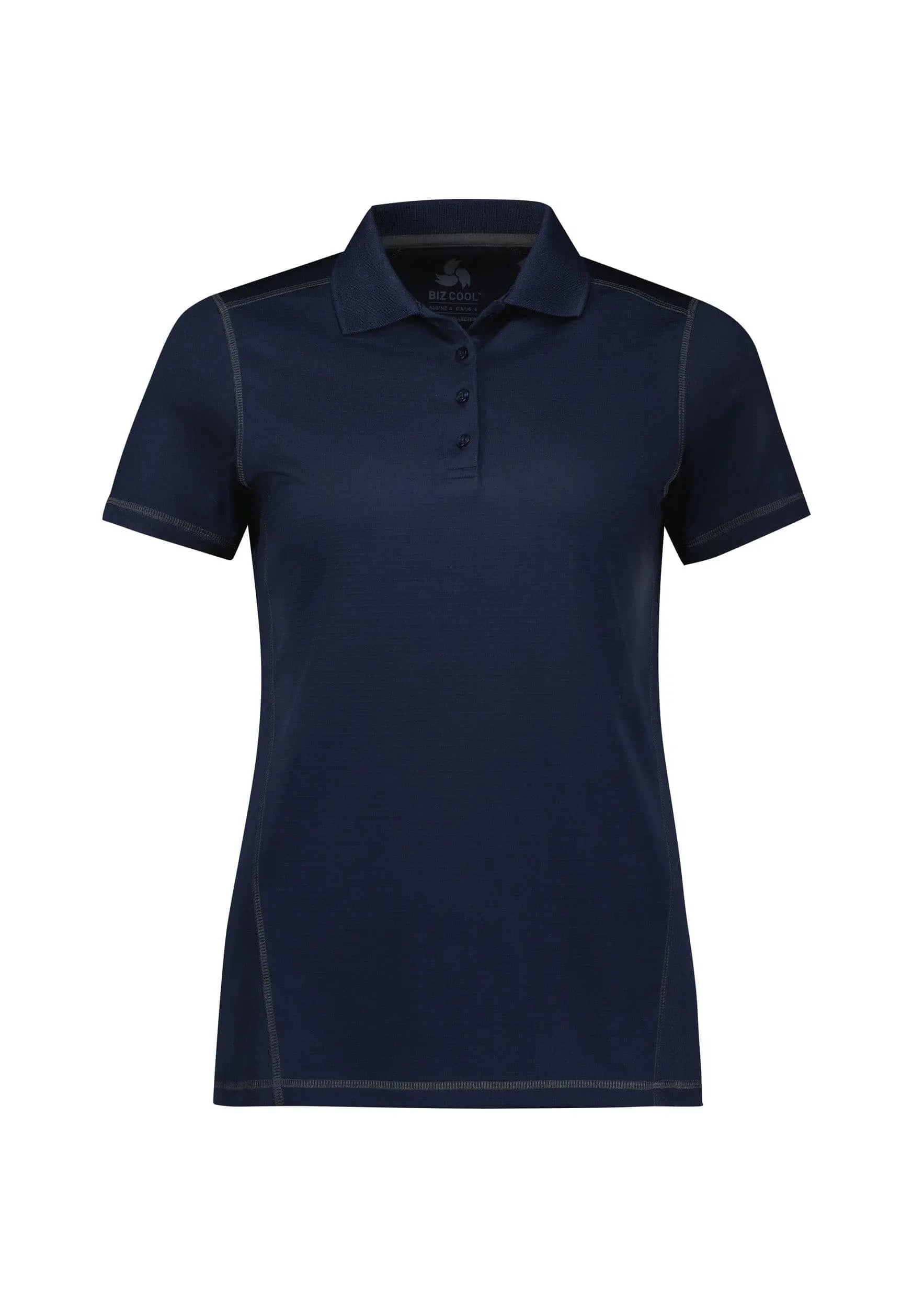 Biz Collection Womens Dart Contrast Polo Shirt P419LS  Simply Scrubs Australia