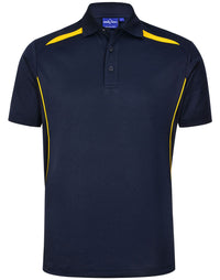 Winning Spirit Men's Sustainable Poly-Cotton Contrast Polo Shirt PS93 - Simply Scrubs Australia