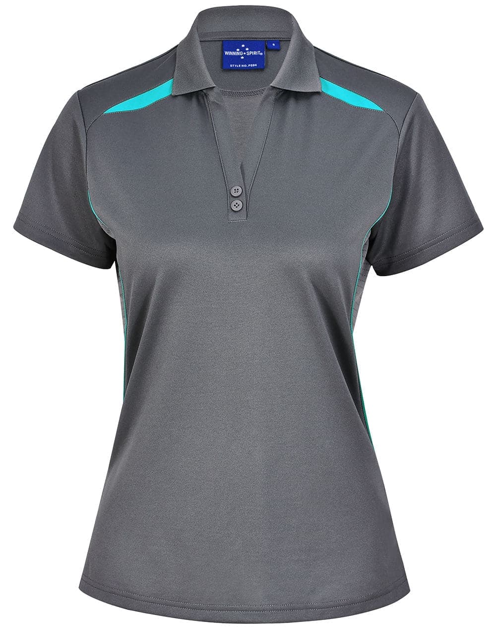 Winning Spirit Women's Sustainable Poly-Cotton Contrast Polo PS94 - Simply Scrubs Australia